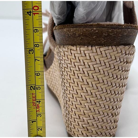 Sofft Cali Suede Floral Wedge Sandals Rose Taupe SF0078188 Women's 8.5M NWOB - Picture 9 of 10